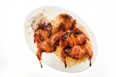 Beyaz arka plan üzerinde izole gıda