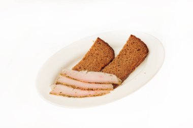 Beyaz arka plan üzerinde izole gıda