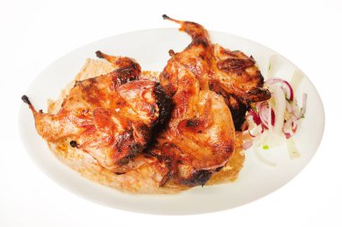 Beyaz arka plan üzerinde izole gıda