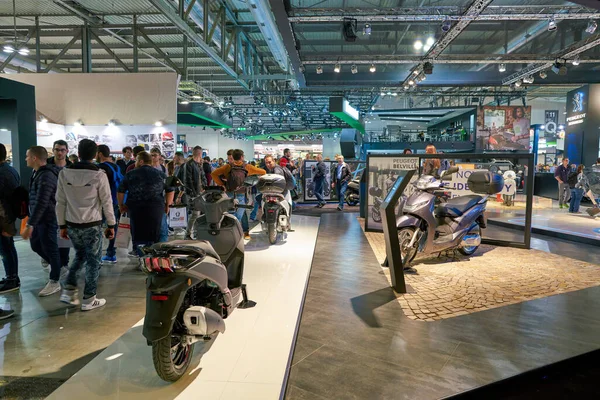 Eicma-utställning — Stockfoto