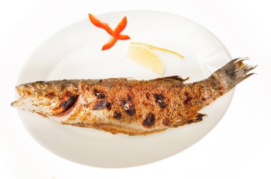 Beyaz arka plan üzerinde izole gıda