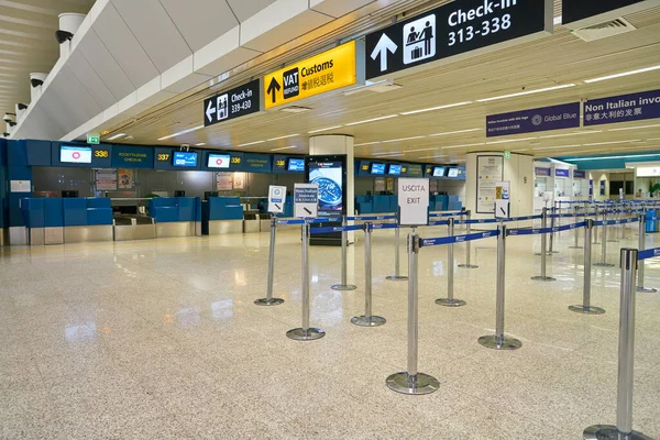 Aeropuerto Internacional de Fiumicino — Foto de Stock