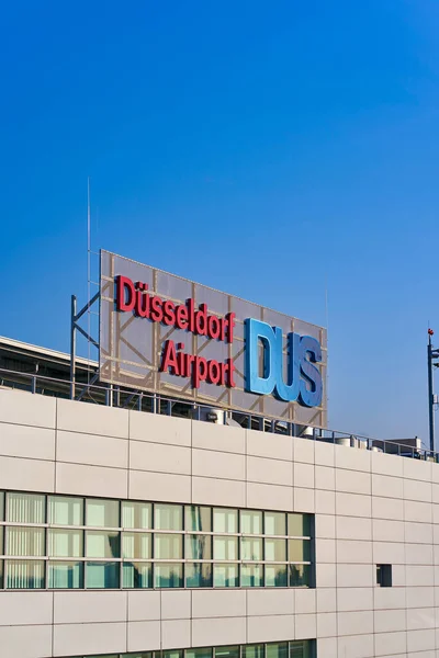 Lotnisko Düsseldorf — Zdjęcie stockowe