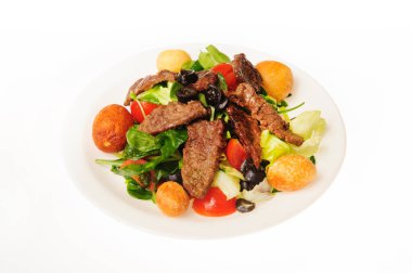 Beyaz arka plan üzerinde izole gıda