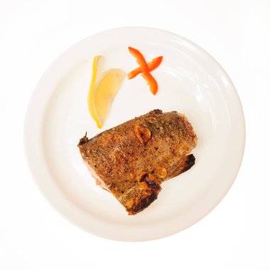 Beyaz arka plan üzerinde izole gıda