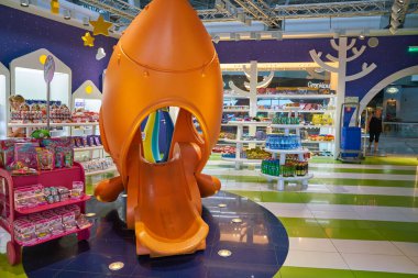 Bir mağazanın iç çekimleri