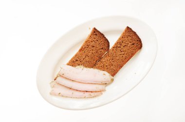 Beyaz arka plan üzerinde izole gıda