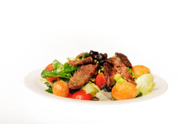 Beyaz arka plan üzerinde izole gıda