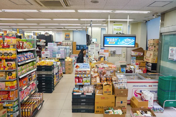 Een supermarkt. — Stockfoto