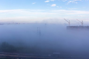 sabah sis City İnşaat sahasında