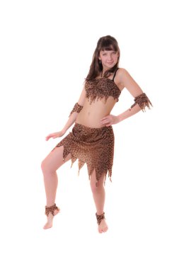 bir ince dans eden kız portresi stüdyo