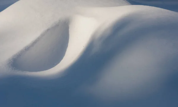 Soyut Işık Gölge Kışın Karda — Stok fotoğraf