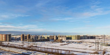 Yeni bir bölgenin inşaatı