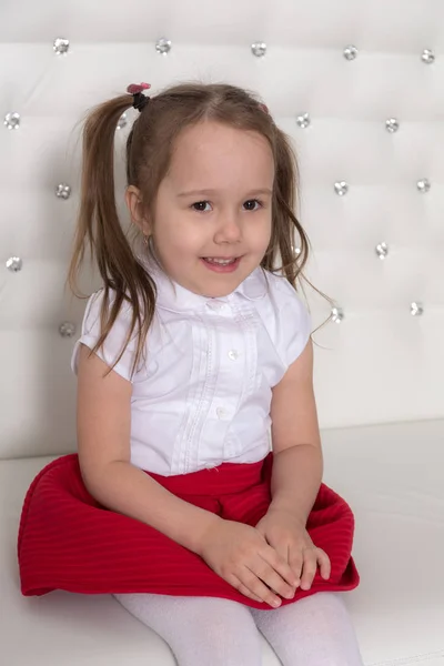 Portrait of a little girl — Stock Photo, Image