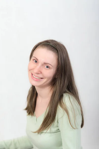 Retrato de uma menina feliz — Fotografia de Stock