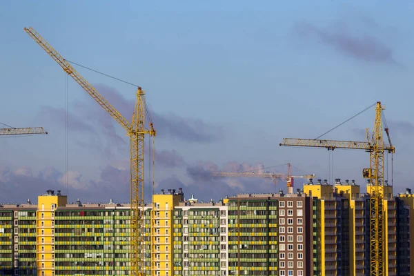 Byggarbetsplatsen av ett nytt hus — Stockfoto