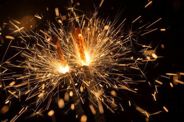 Sparks close-up — Stockfoto
