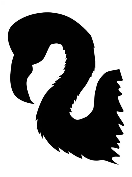Силуэт фламинго — стоковый вектор