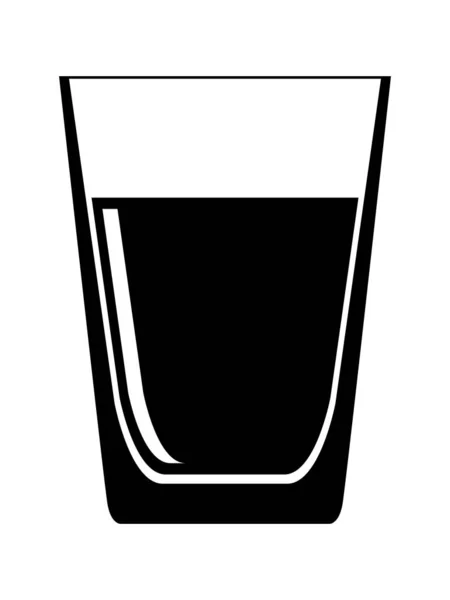 Vaso de agua — Vector de stock