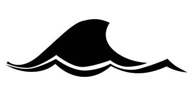 deniz dalga silüeti