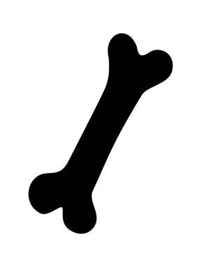 köpek için kemik silueti