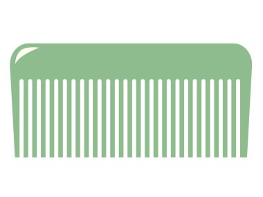 saç için tarak vektör illüstrasyon