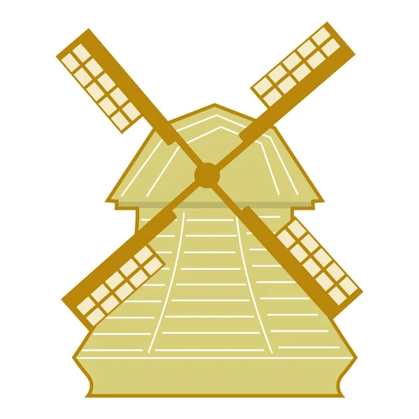 Ročník větrný mlýn — Stock fotografie zdarma
