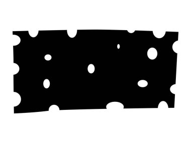 Banyo süngerinin vektör silueti. Gevşeme, banyo motifleri