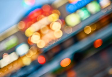 Kentsel yaşam parçası. Bulanık arka plan.                             