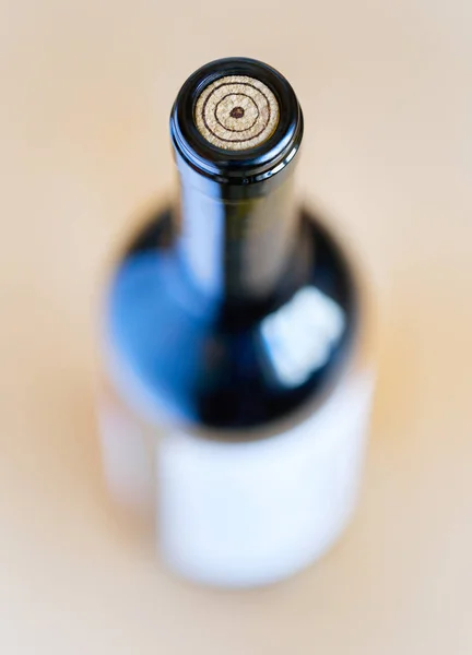 Bottle Wine Close Blur — Stock Photo, Image