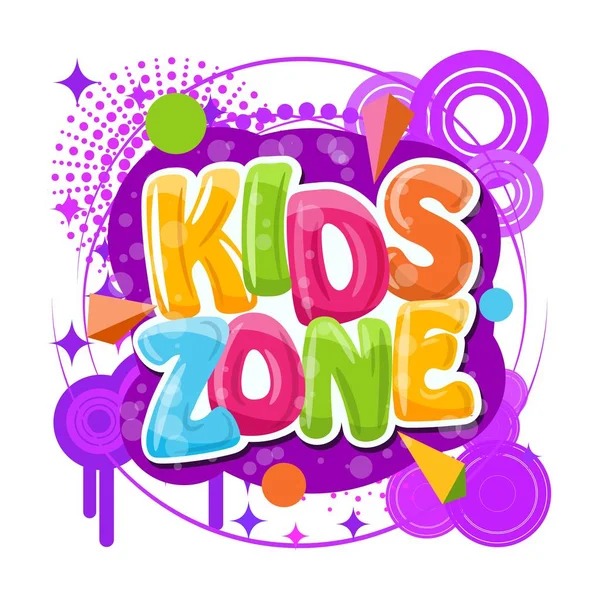 Logo Dibujos Animados Para Niños Cartas Burbuja Colores Para Sala Ilustraciones De Stock Sin Royalties Gratis