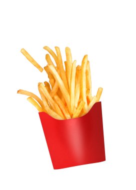 Patates kızartması cam dışında uçar