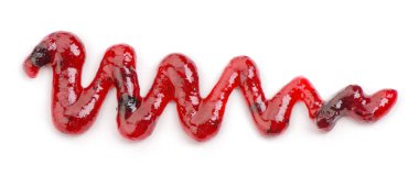 reçel Çiseleme izole üzerinde beyaz arka plan