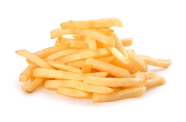 French Fries White Background Stock Photo