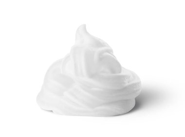 Beyaz arka plan üzerinde izole krem