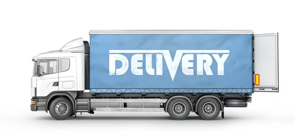 Transport Delivery Isolated White Background Illustration — Stock Photo, Image