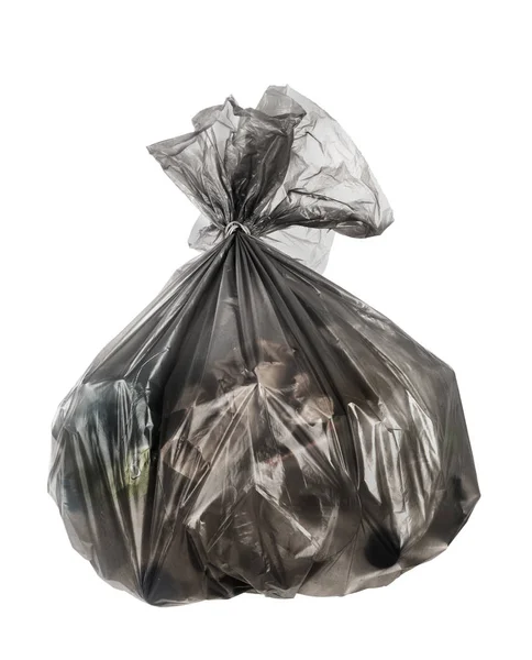 Rubbish Bag Isolated White Background — Stock Photo, Image