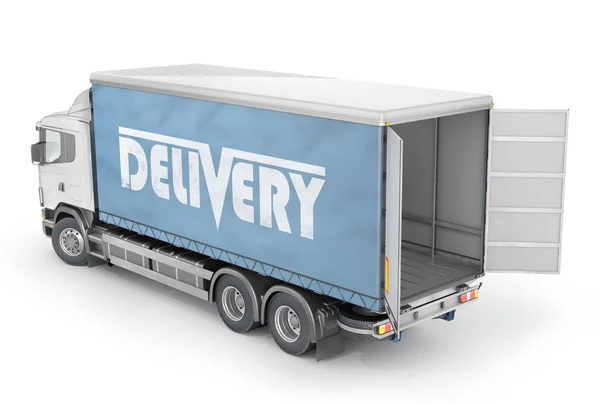 Transport Delivery Isolated White Background Illustration — Stock Photo, Image