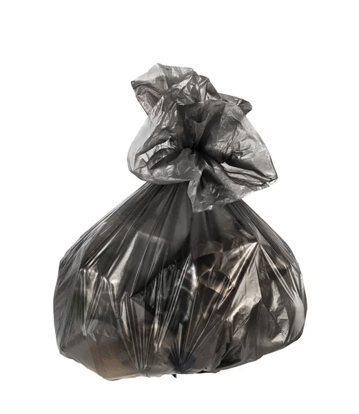 Rubbish Bag Isolated White Background — Stock Photo, Image