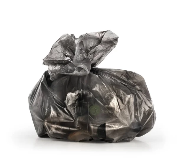 Rubbish Bag Isolated White Background — Stock Photo, Image