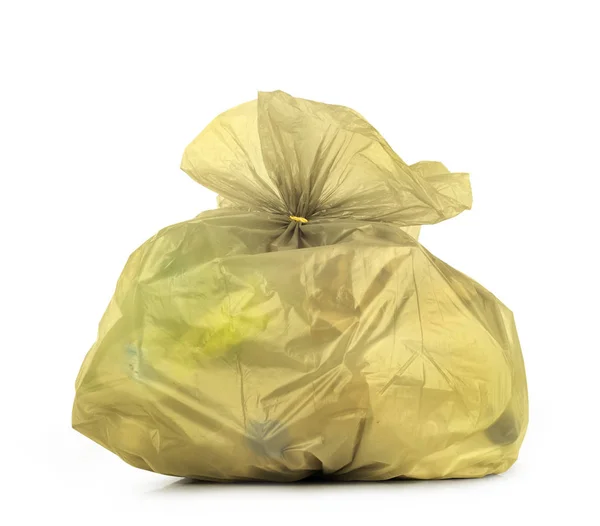 Rubbish Bag Isolated White Background — Stock Photo, Image