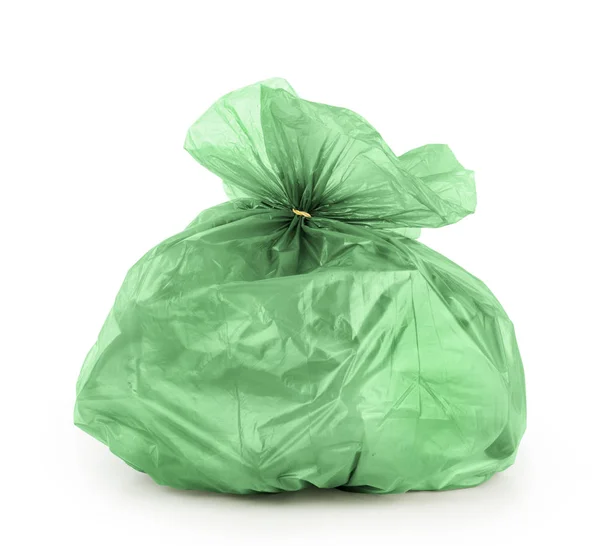 Rubbish Bag Isolated White Background — Stock Photo, Image