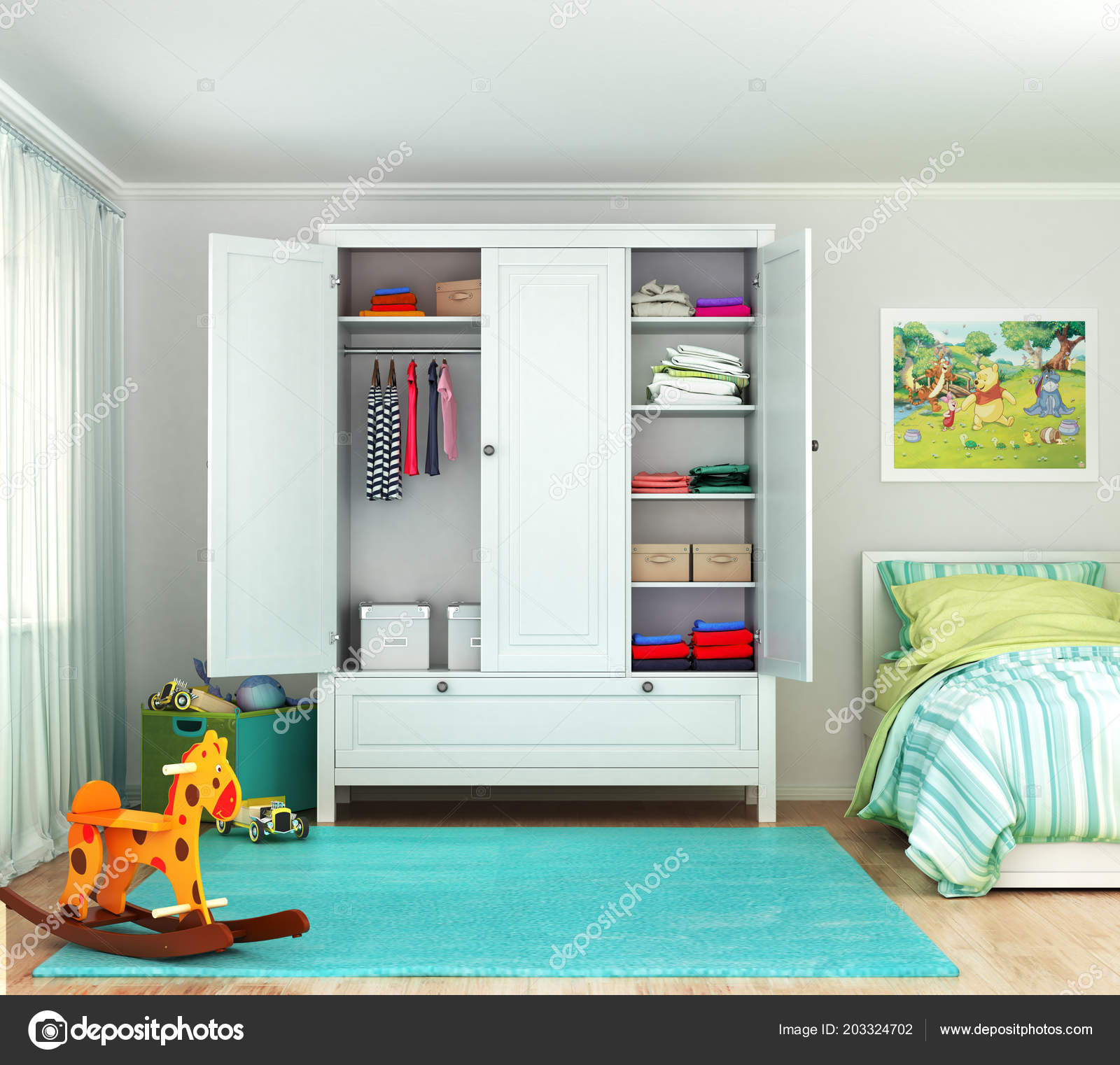 children bedroom wardrobe