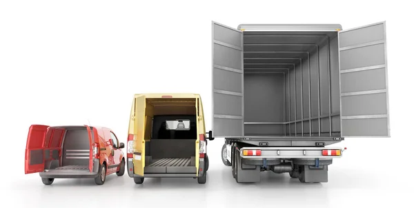 Transport Delivery Isolated White Background Illustration — Stock Photo, Image