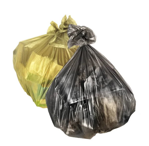 Trash Bags Isolated White Background Stock Photo by ©urfingus 203323224