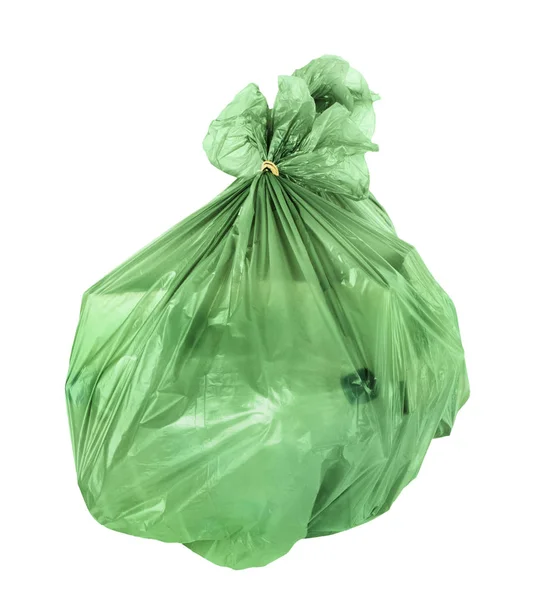 Trash Bag Isolated White Background — Stock Photo, Image