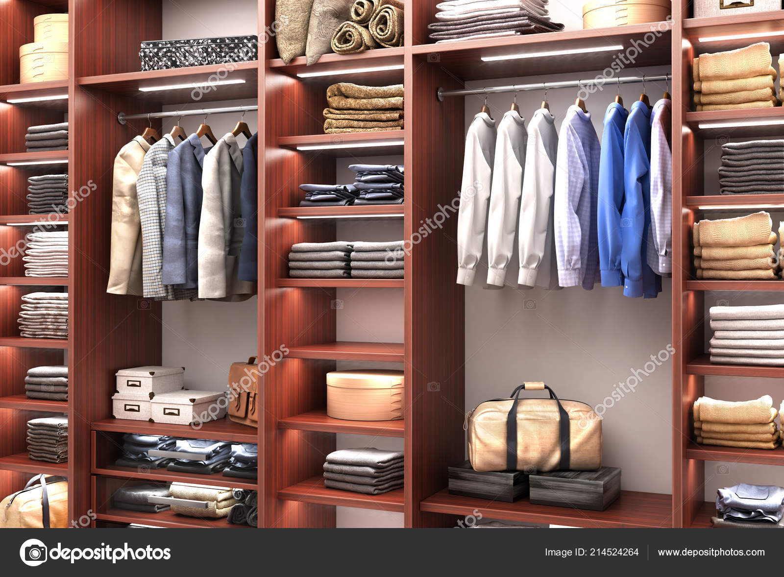 Men Wardrobe Illustration Stock Photo C Urfingus 214524264