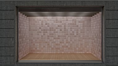 Alışveriş Merkezi 3d resimde görünen depolamak