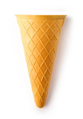 dondurma yemeye beyaz arka plan üzerinde gözleme Kupası