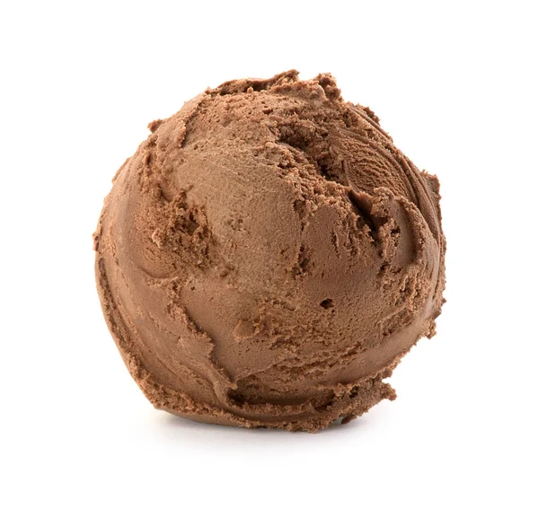 Palla di gelato al cioccolato — Foto Stock